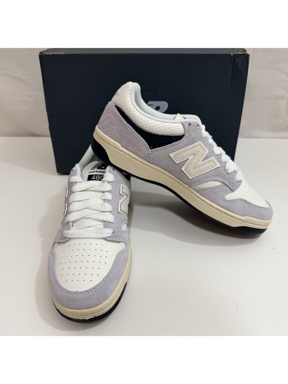 New Balance Unisex 480 Sneakers Grey White 6.5 M/ 8 W